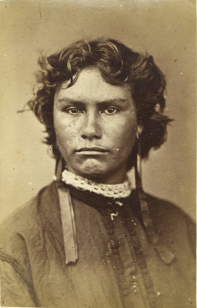 Maori, Young Lady, c.1865 by George Pulman